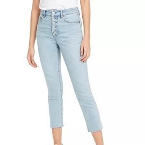 High rise 7/8 jeans